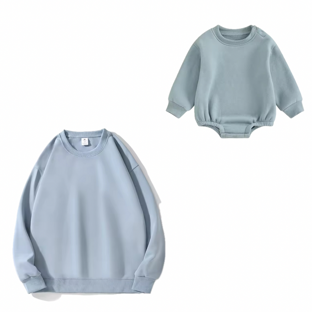 Ensemble matchy sweat allaitement maman & bébé 🌸