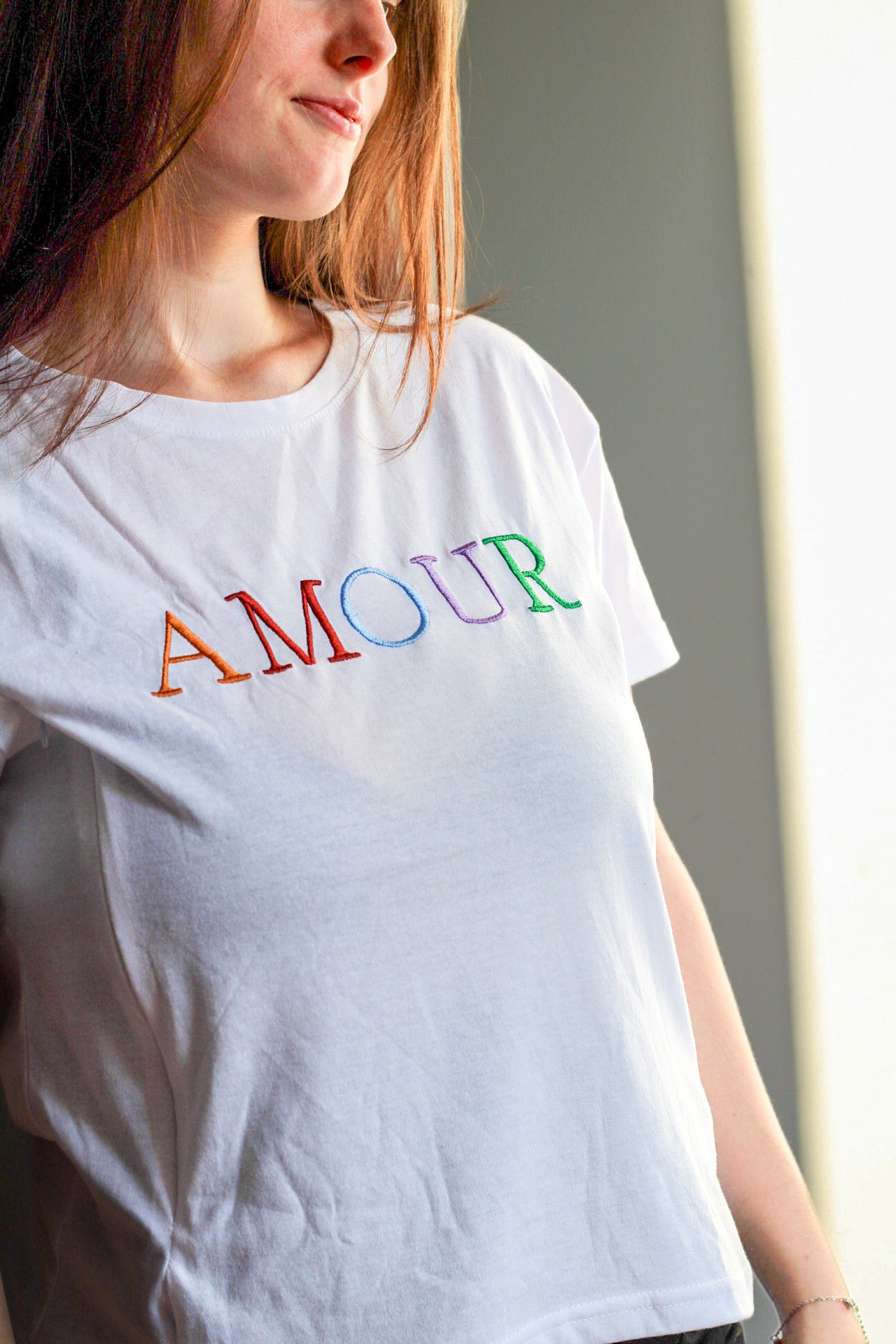 🌈 Haut d’allaitement AMOUR Brodé - Édition Limitée