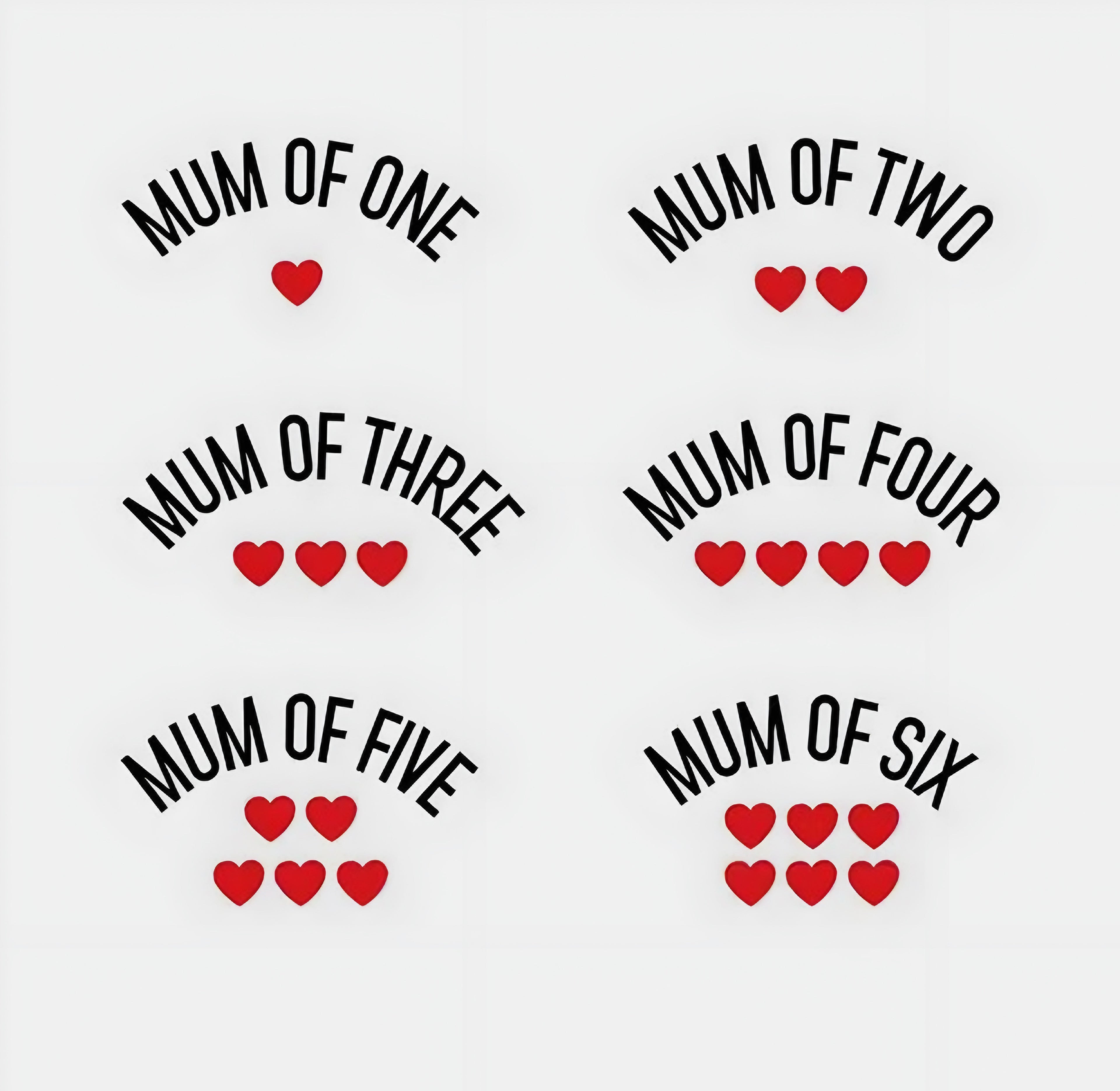 T-shirt d’allaitement - MOM OF ❤️ (personnalisable)