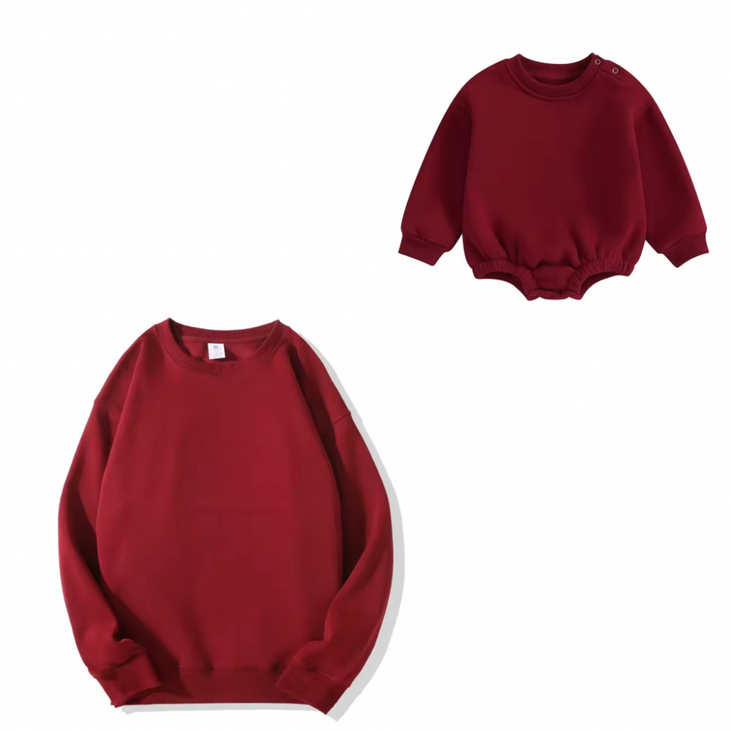 Ensemble matchy sweat allaitement maman & bébé 🌸