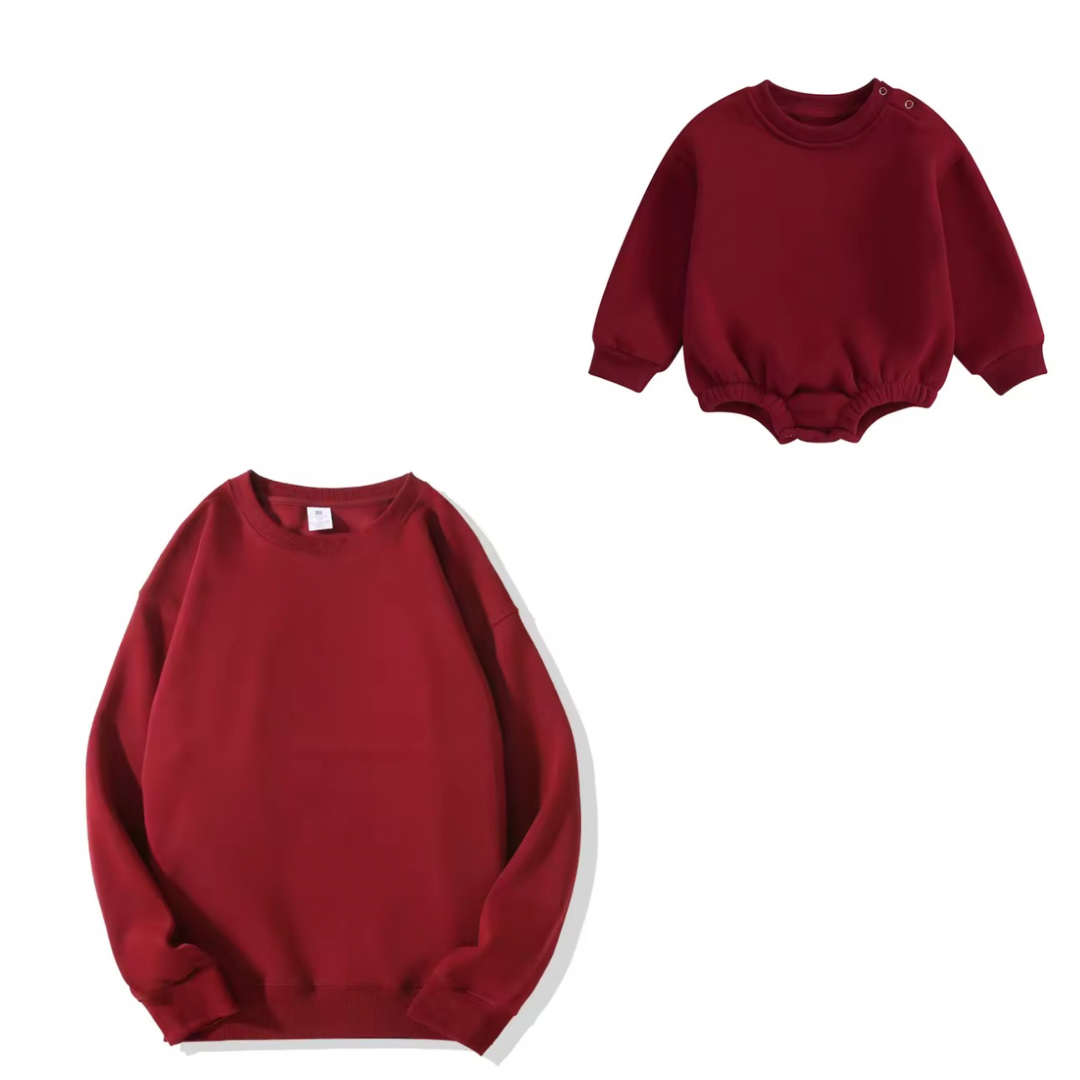 Ensemble matchy sweat allaitement maman & bébé 🌸