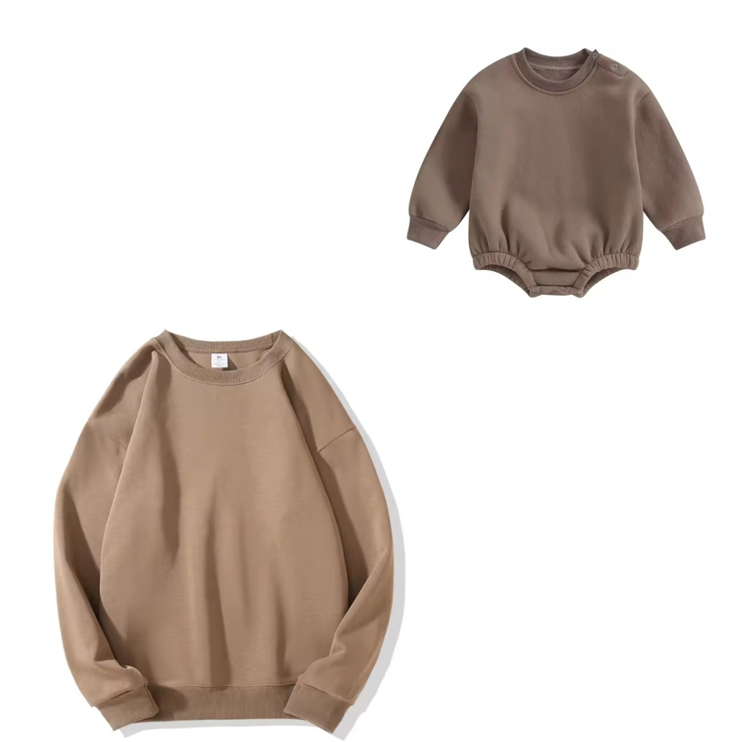 Ensemble matchy sweat allaitement maman & bébé 🌸