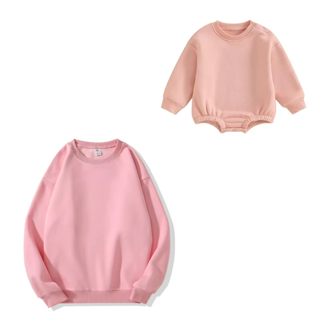 Ensemble matchy sweat allaitement maman & bébé 🌸