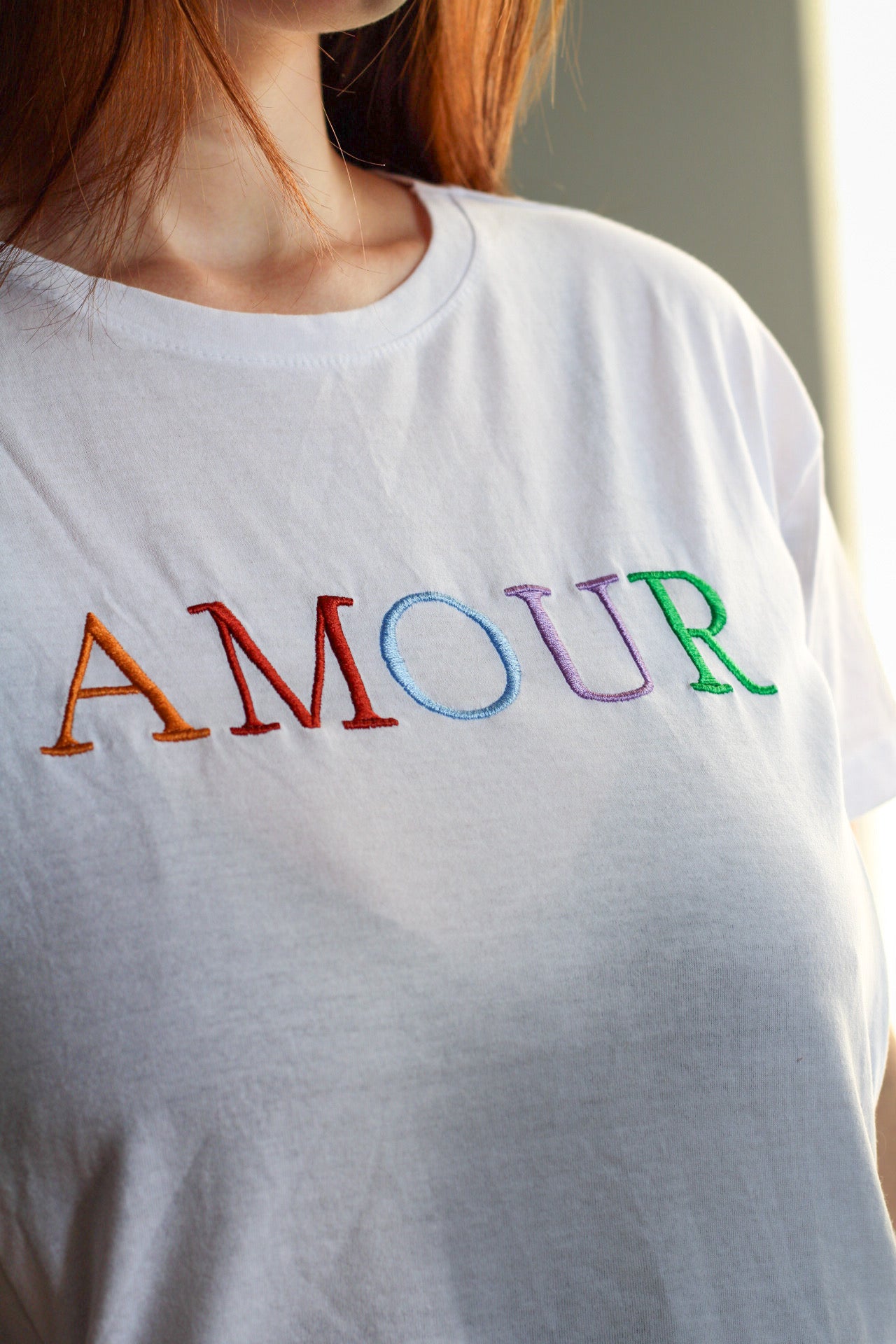 🌈 Haut d’allaitement AMOUR Brodé - Édition Limitée