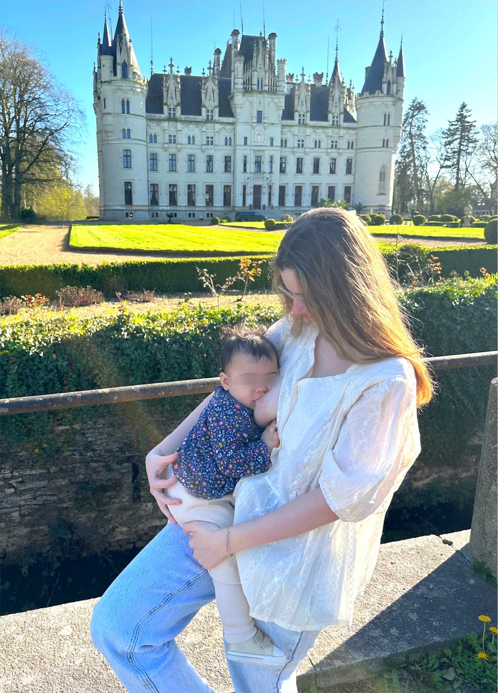 Chemisier d’allaitement Élégance Zippée 🤍