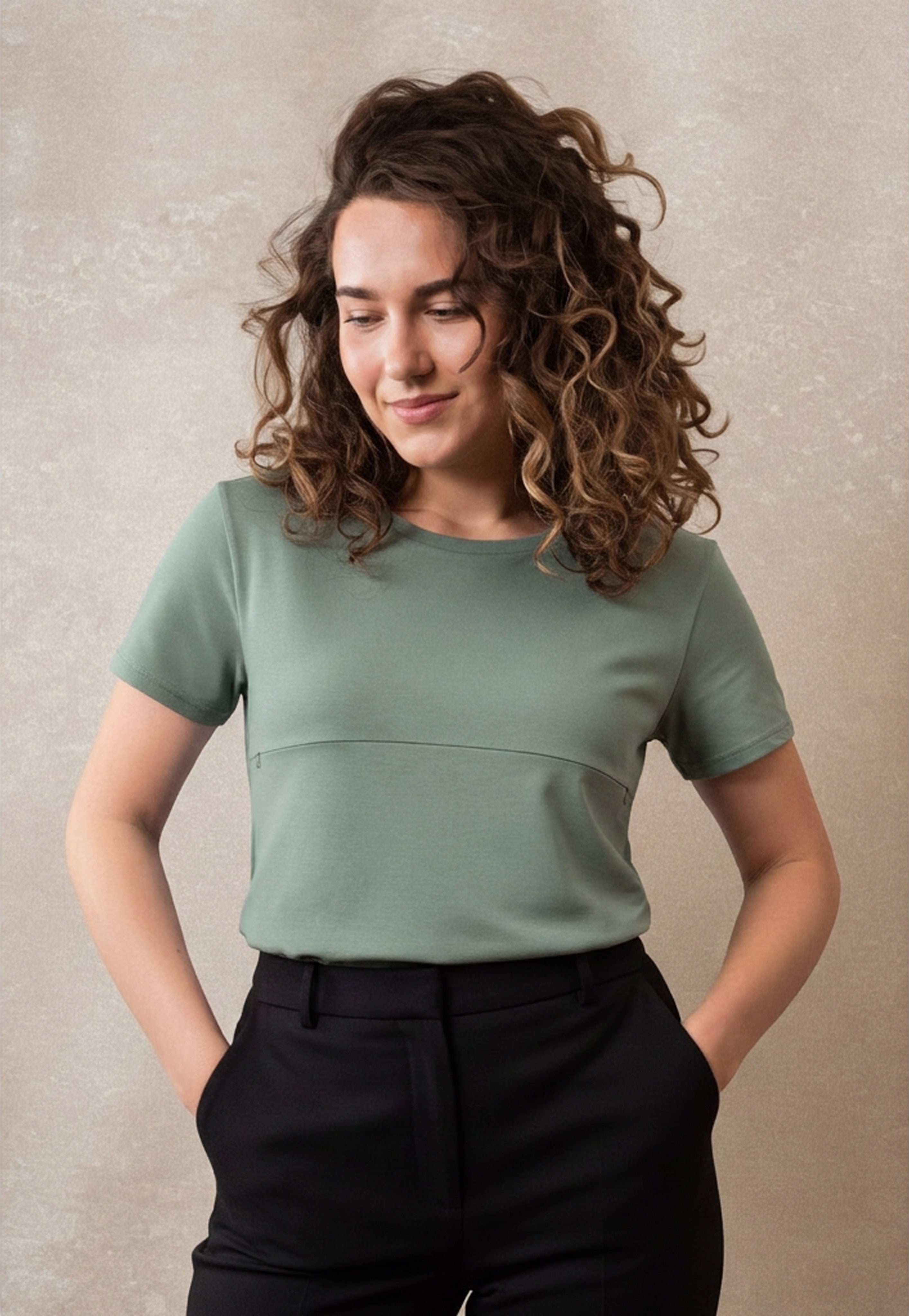 🤍 Haut d’allaitement “Essentiel Doux” 100% coton