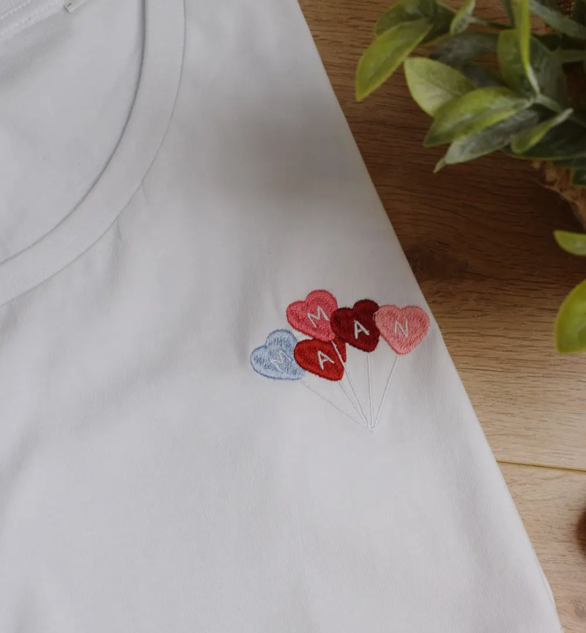 T-shirt d’allaitement brodé - Maman