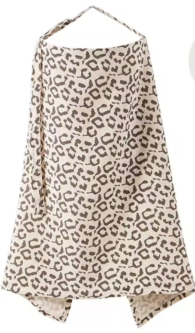 Cape d’allaitement en mousseline de coton – Douceur & légèreté