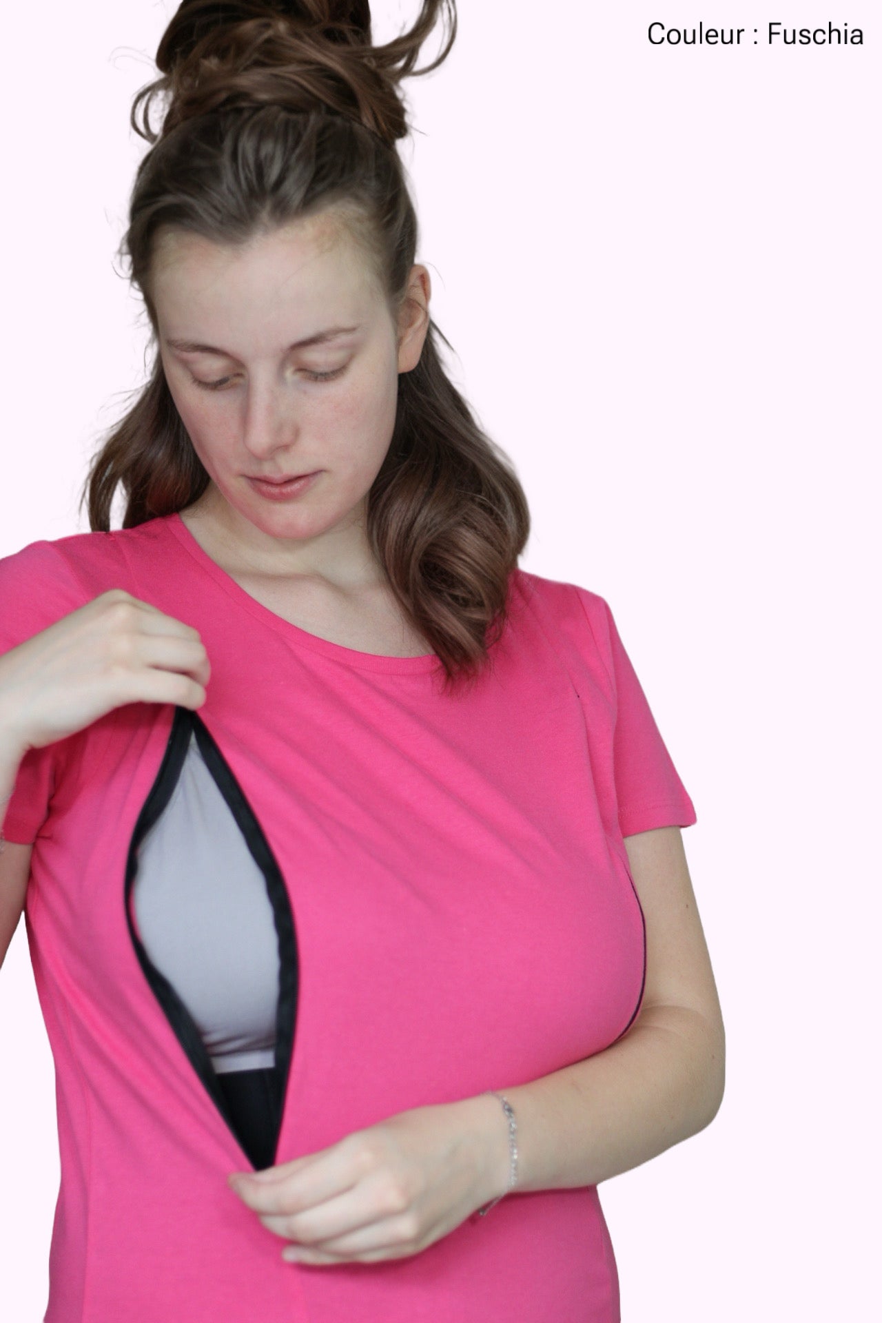 🤍 Haut d’allaitement “Essentiel Doux” 100% coton