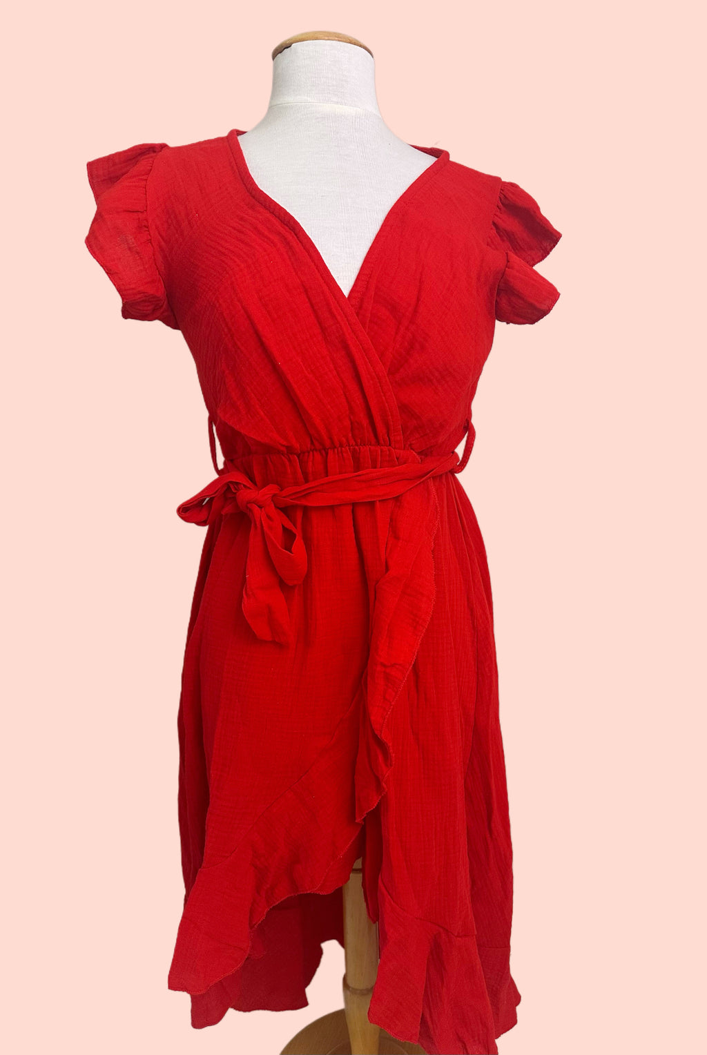 🌿 Robe d’allaitement bohème – Gaz de coton (Taille unique)