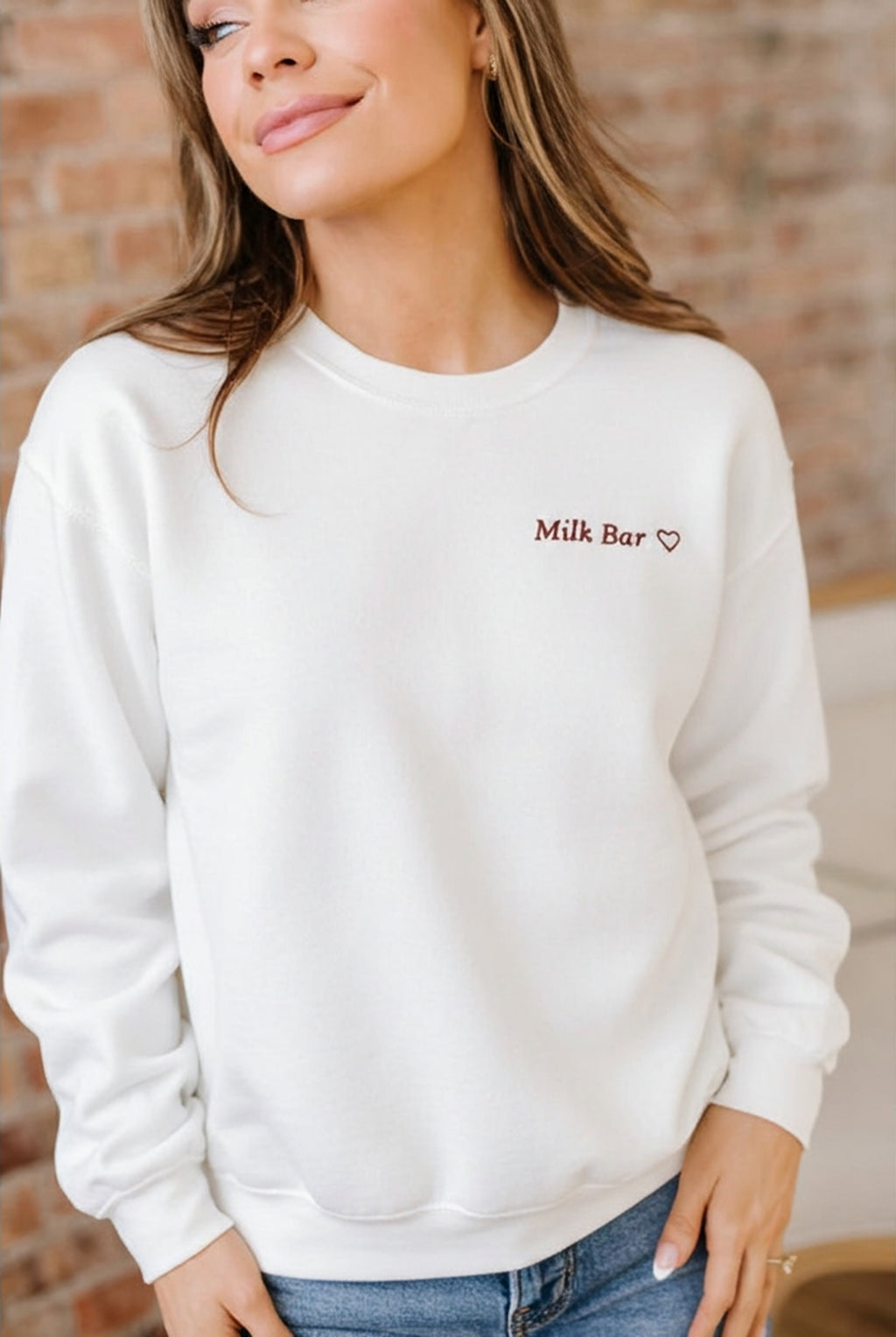 Sweat d’allaitement brodé - Milk bar