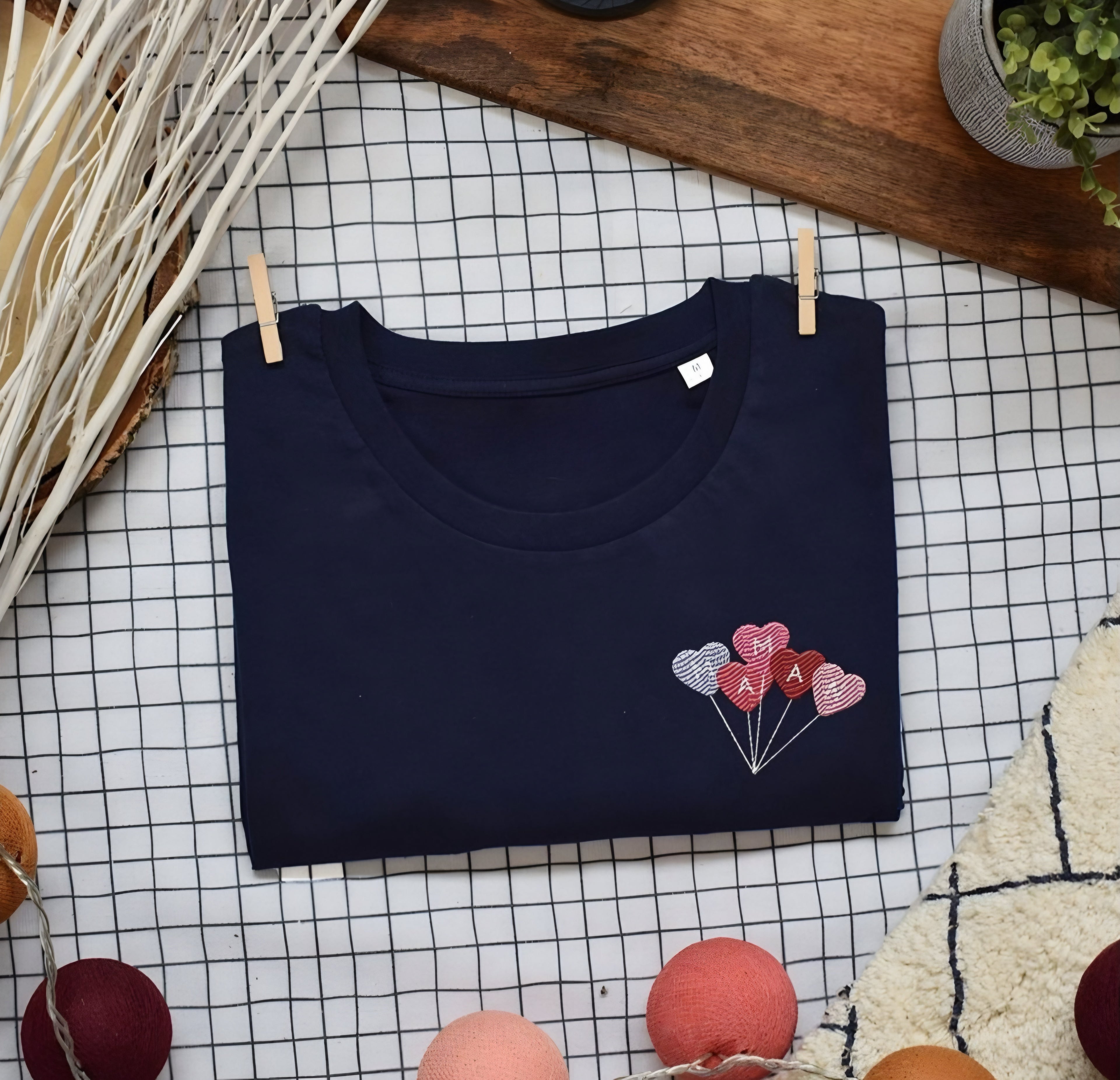 T-shirt d’allaitement brodé - Maman