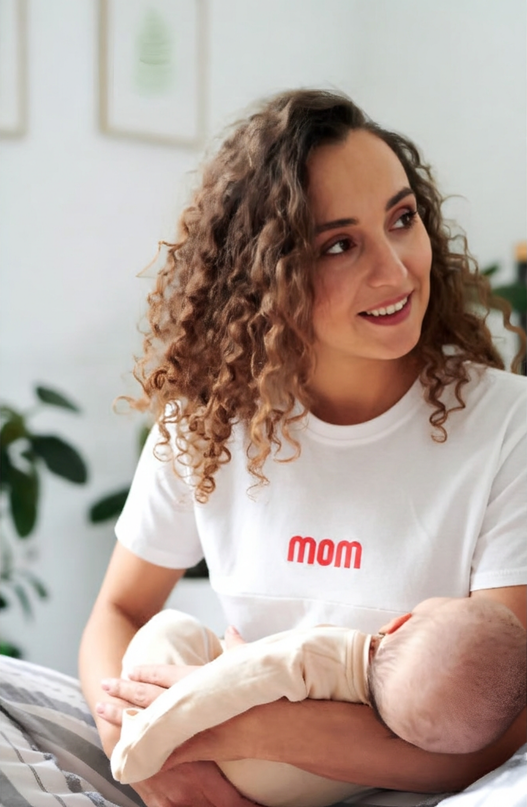 Haut d’allaitement à zip - mom