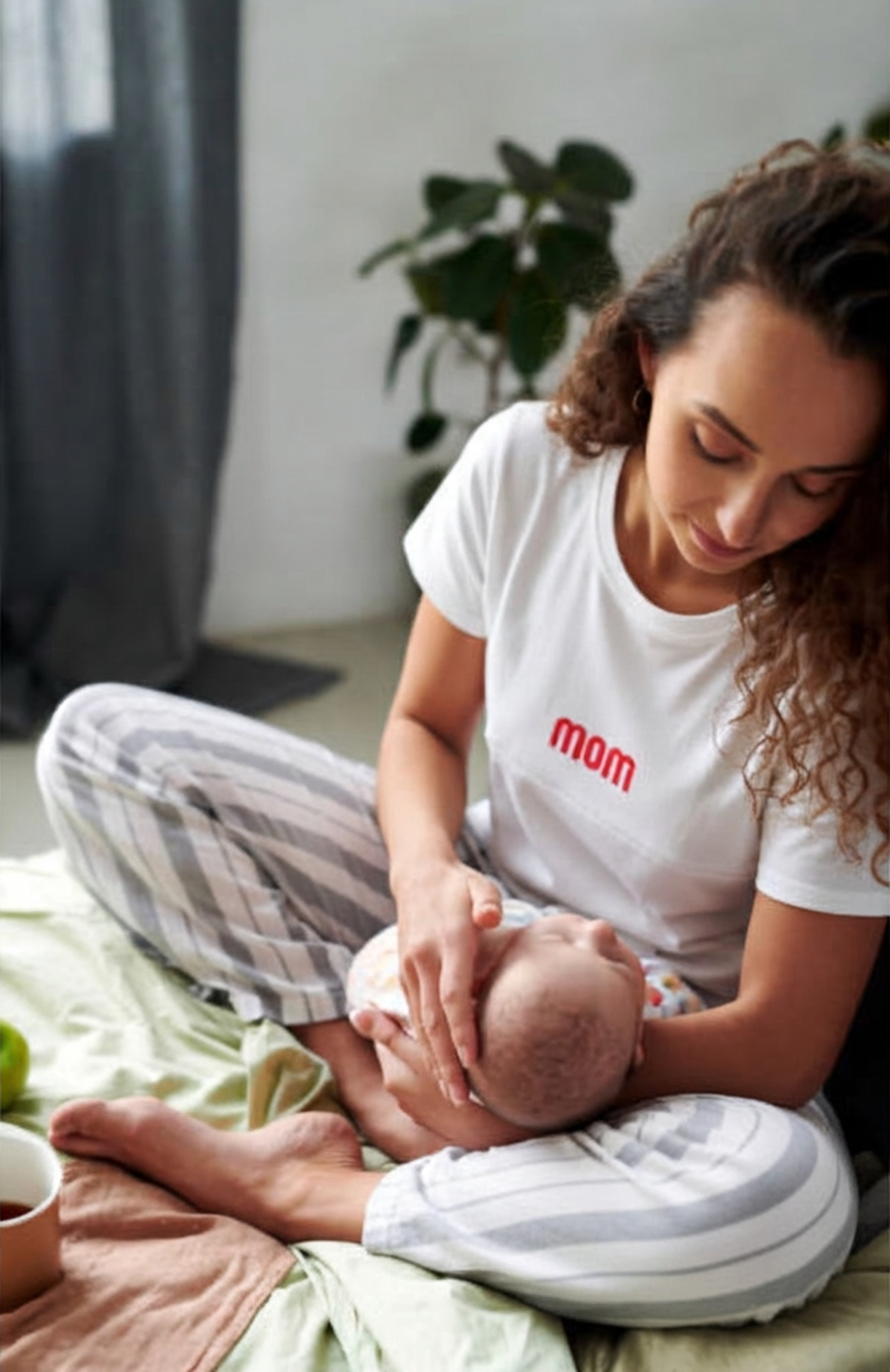 Haut d’allaitement à zip - mom