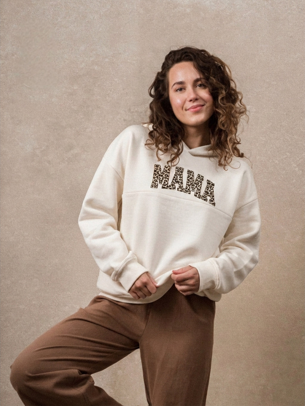 Sweat à capuche d’allaitement - Mama Leo🐆