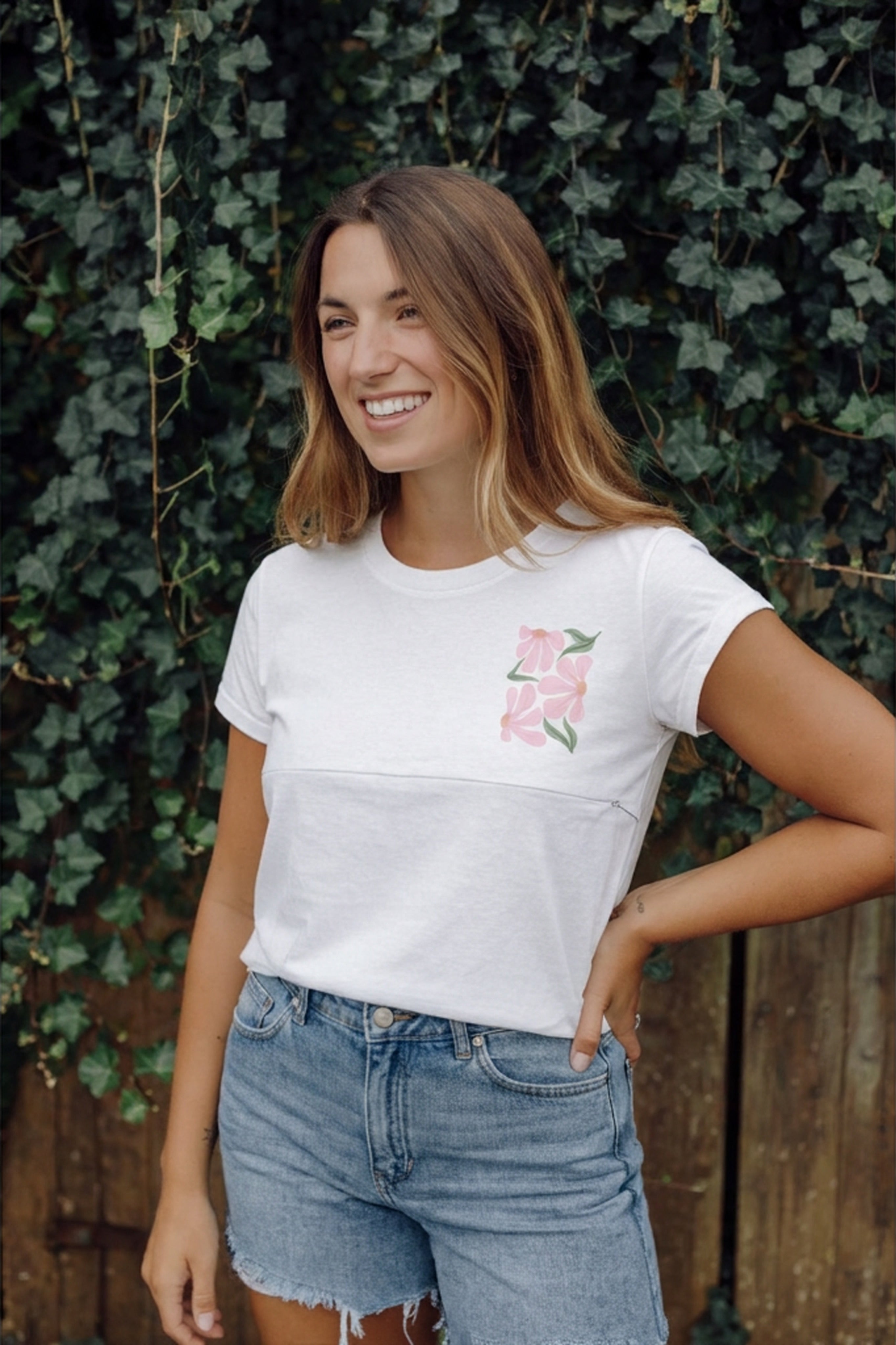 Haut d’allaitement - Fleuris 🌸