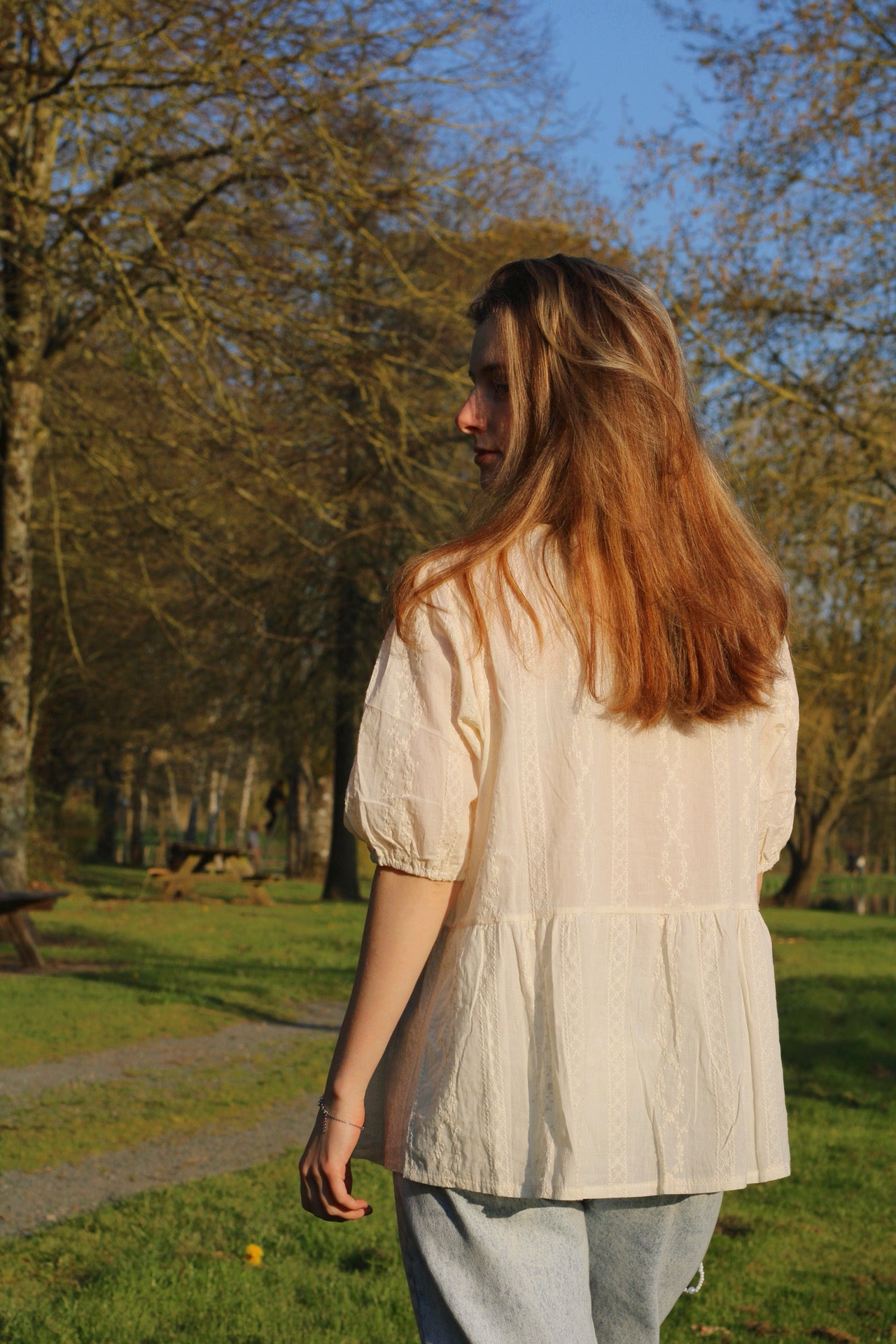 Chemisier d’allaitement Élégance Zippée 🤍