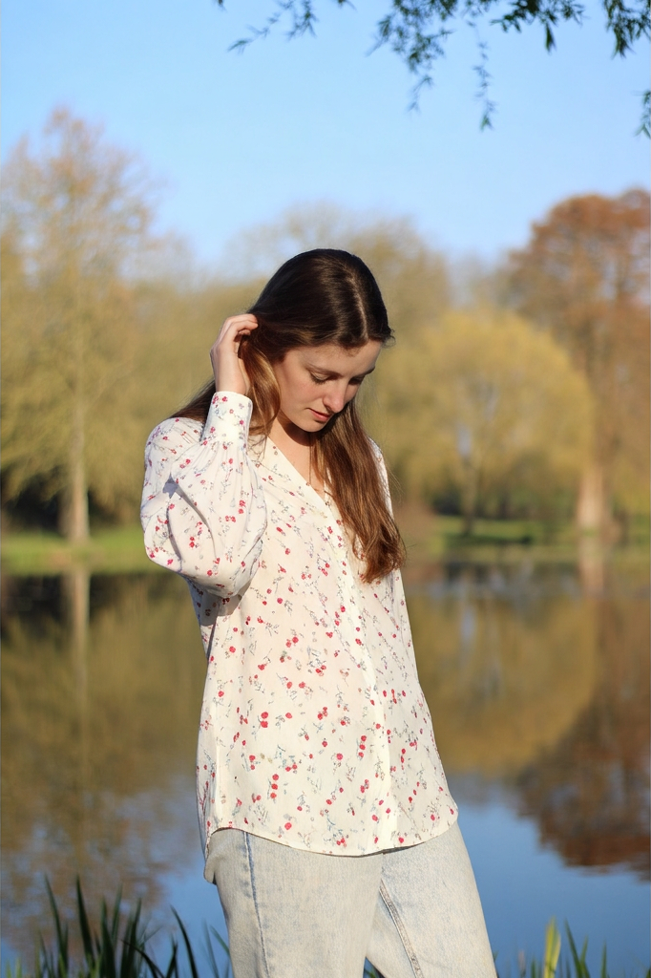 Chemisier d’allaitement Floral 🌸